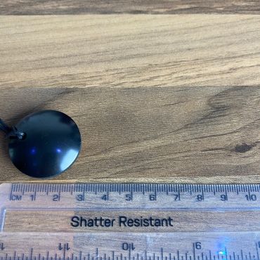 Shungite Pendant “Lens”