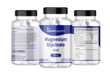  Magnesium Citrate Capsules x 180 (1480mg)