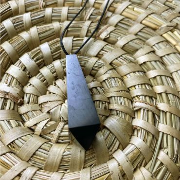 Shungite Pendant “Pendulum Faceted”