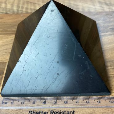  Shungite Polished Pyramid 10cm