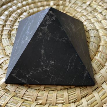 Shungite Unpolished Pyramid 10cm